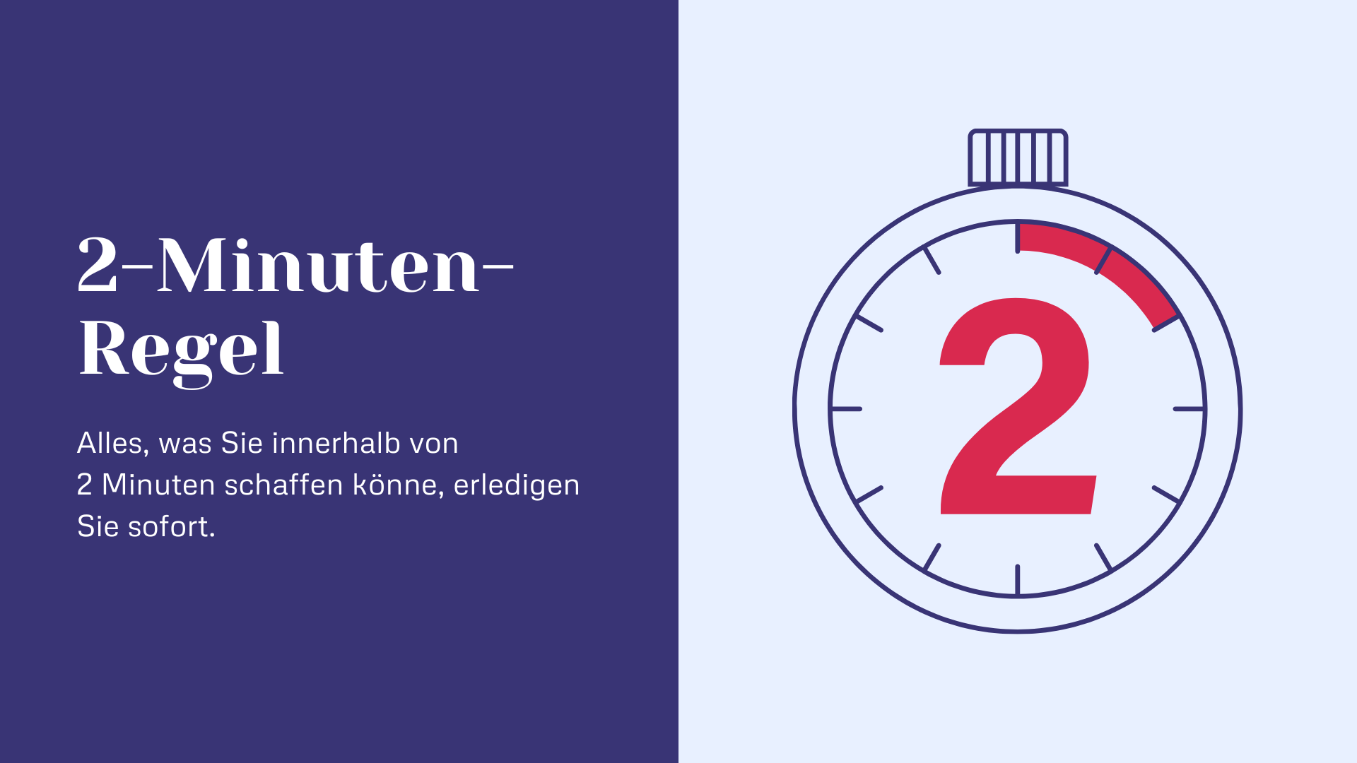 2-Minuten-Regel