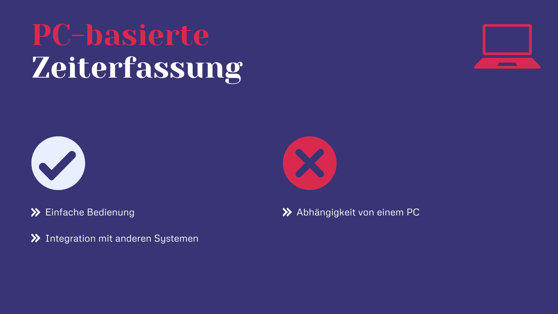 PC-basierte Zeiterfassung