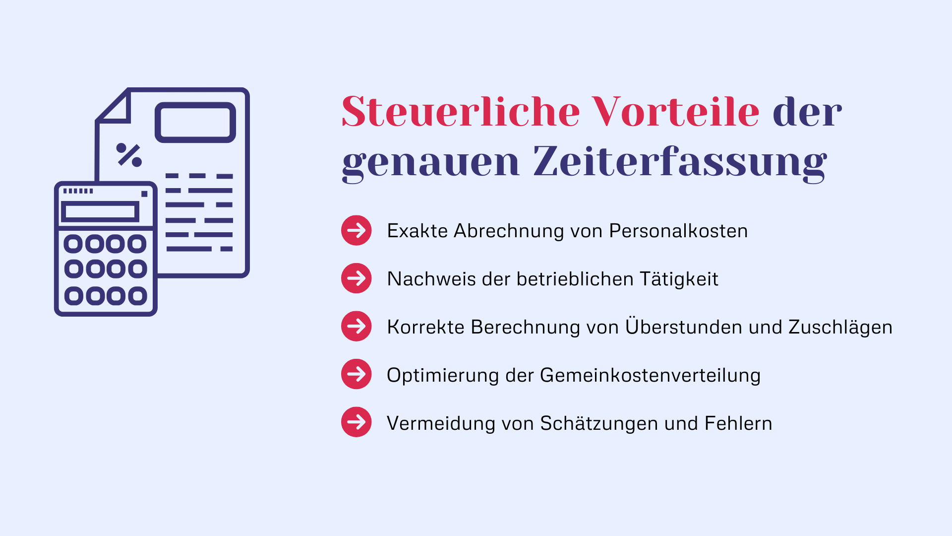 Steuerliche Vorteile der genauen Zeiterfassung