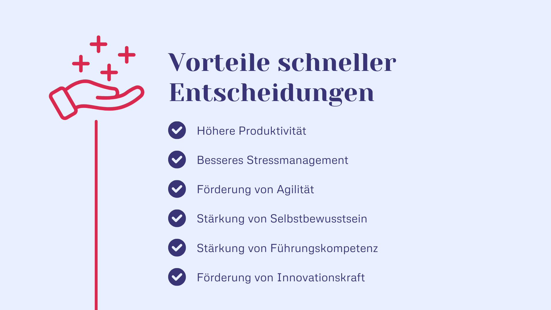 Vorteile schneller Entscheidungen