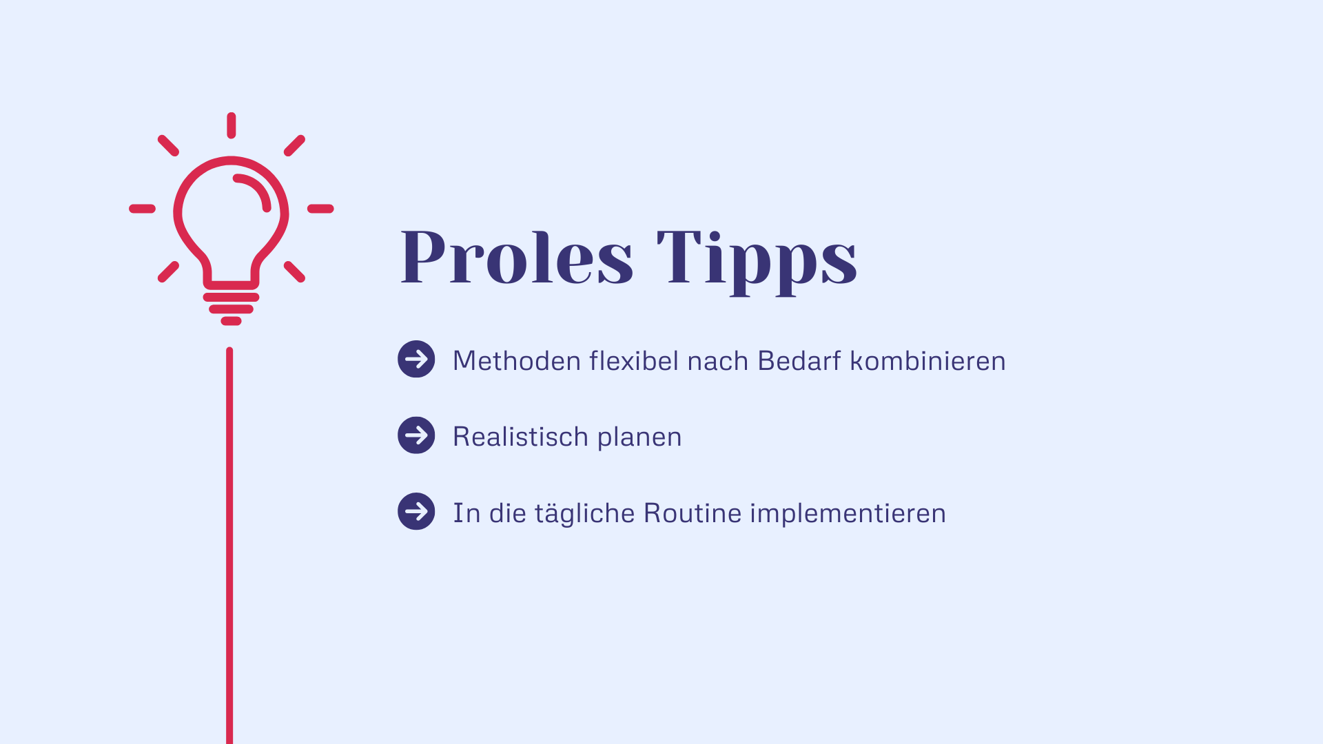 Zeitmanagement optimieren - proles Tipps