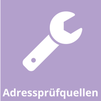 Adressprüfquellen Adressprüfquellen