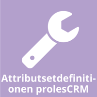 Attributsetdefinitionen prolesCRM Attributsetdefinitionen prolesCRM