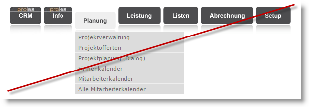 proles-Release 3.0 - Alte Navigation