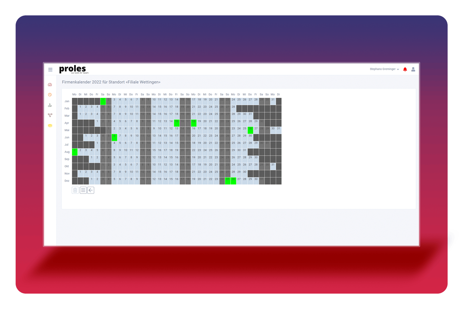 Individuelle Feiertagskalender