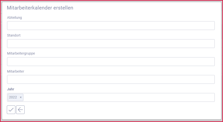 proles - Mitarbeiterkalender - Mitarbeiterkalender erstellen