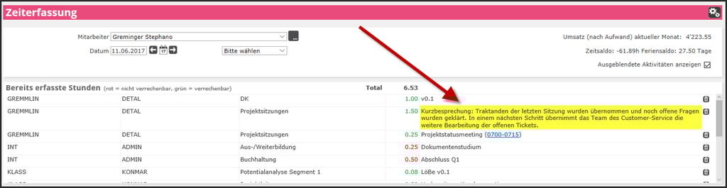 proles - Zeiterfassung - Einrichtungsarbeiten - Zeiterfassung konfigurieren - Bezeichnungen mehrzeilig proles - Zeiterfassung - Einrichtungsarbeiten - Zeiterfassung konfigurieren - Bezeichnungen mehrzeilig