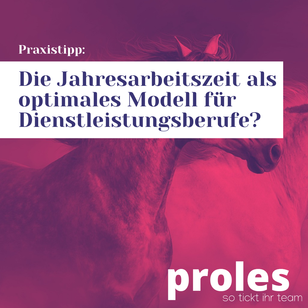 Die Jahresarbeitszeit als optimales Modell für Dienstleistungsberufe
