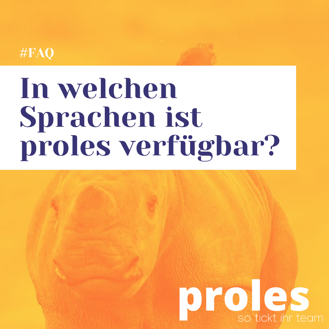 In welchen Sprachen ist proles verfügbar?