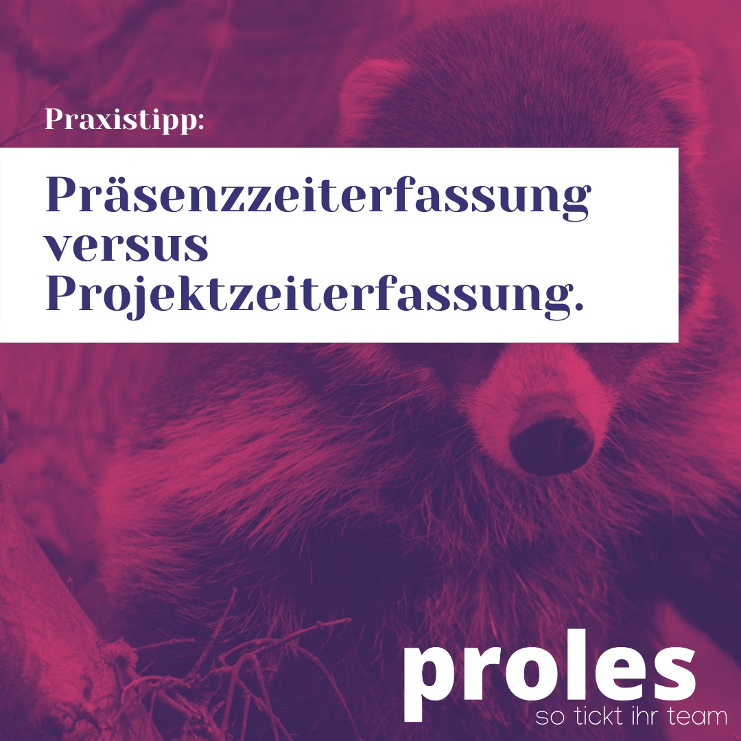 Präsenzzeiterfassung versus Projektzeiterfassung