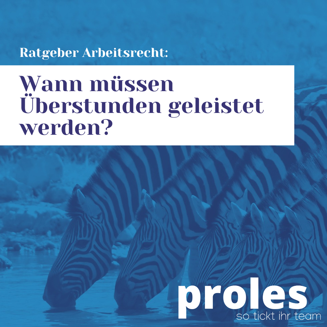 Wann müssen Überstunden geleistet werden